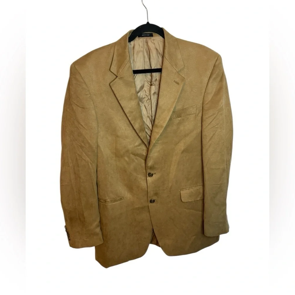 Michael Michael Kors Tan Faux Suede Sports Coat